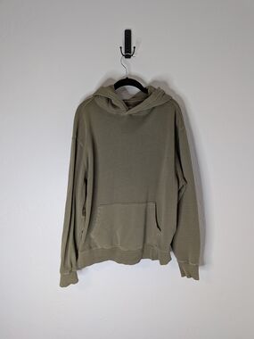 Old Navy Men's Olive Green Pullover Hoodie